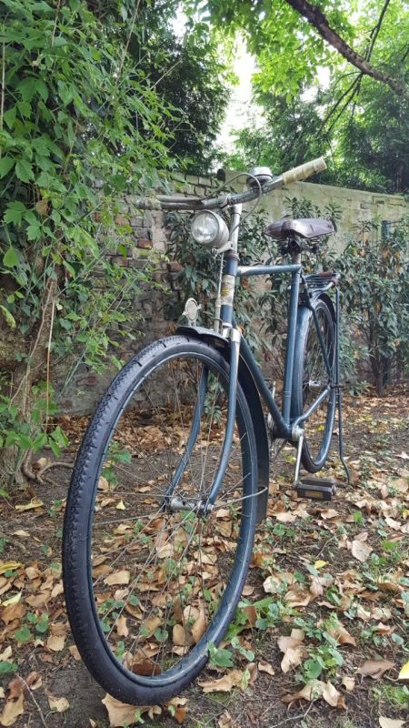 Miele Oldtimer Fahrrad Modell WS Vorderansicht