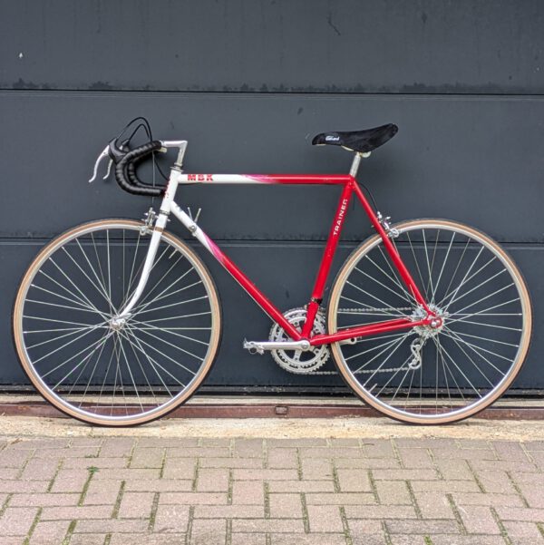 Vintage Rennrad MBK Trainer 28 Zoll Rot Weiß