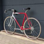 Vintage Rennrad MBK Trainer 28 Zoll Rot Weiß