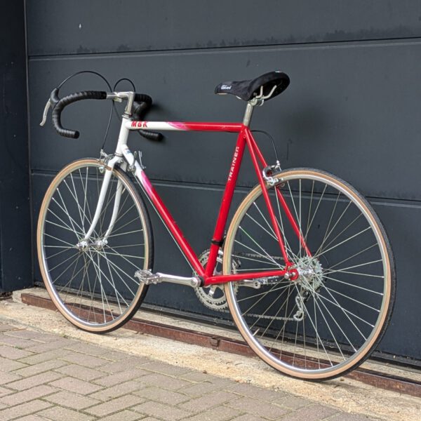 Vintage Rennrad MBK Trainer 28 Zoll Rot Weiß