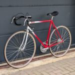 Vintage Rennrad MBK Trainer 28 Zoll Rot Weiß