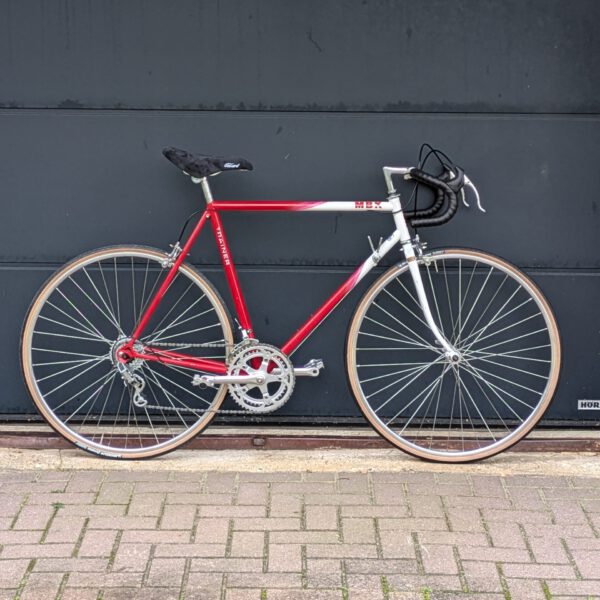 Vintage Rennrad MBK Trainer 28 Zoll Rot Weiß