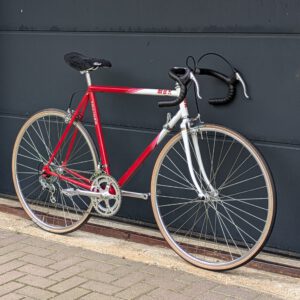 Vintage Rennrad MBK Trainer 28 Zoll Rot Weiß